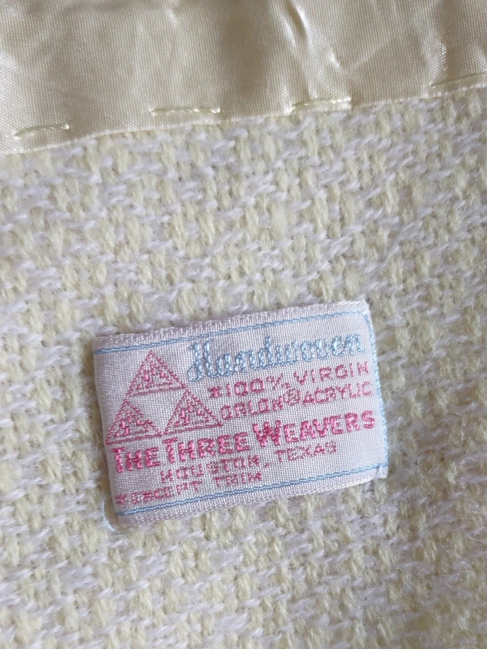 The Three Weavers Yellow Baby Blanket